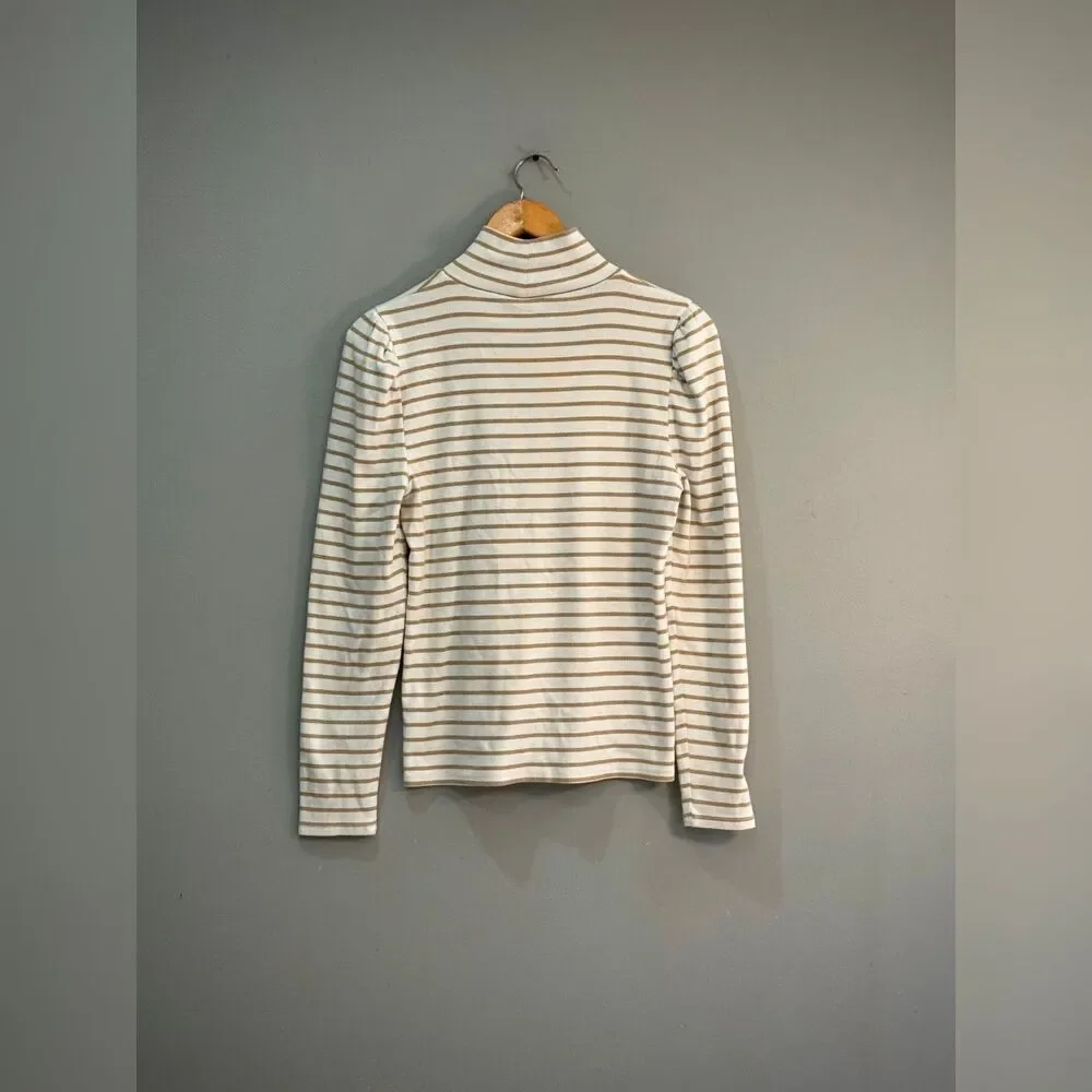 J. Crew white tan